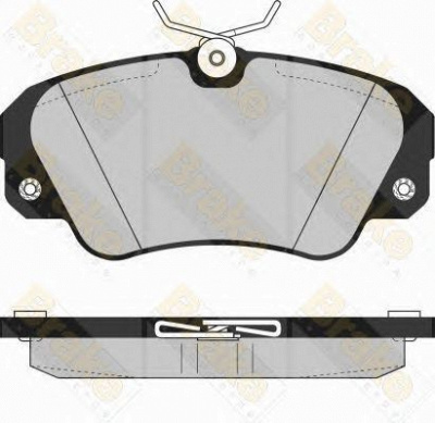 BRAKE ENGINEERING pa859 -  Комплект тормозных колодок, дисковый тормоз